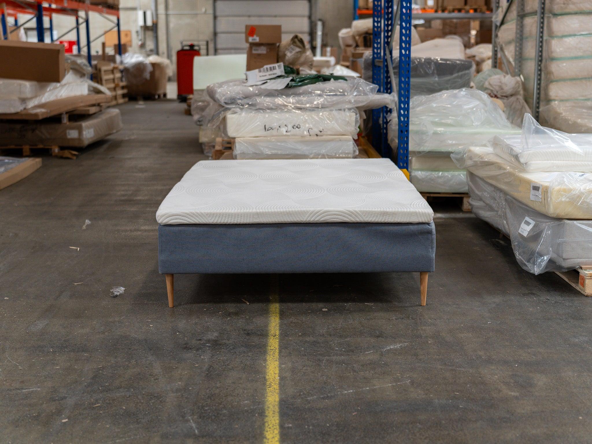 Sengefabrikken dobbelt boksmadras 140x200 med 7 komfortzoner og naturlatex