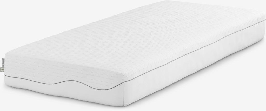 WELLPUR KVITA skummadras 90x200 cm fast fra JYSK — hvid madras med bambustrækul memory foam