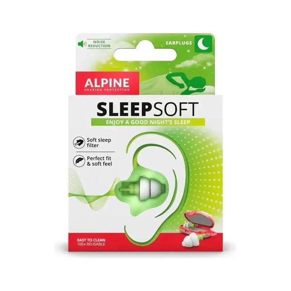 Alpine Sleepsoft minigrip ørepropper – blød silikone til søvn