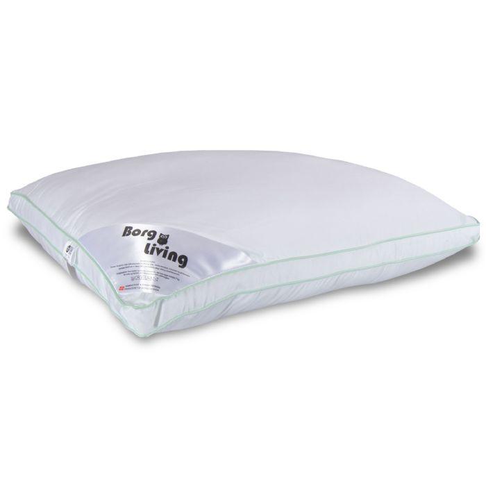 Borg Living bambus komfort pude, hvid, 1-kammer design