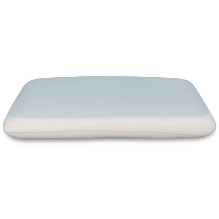 Kølende nakkepude med memory foam og gel — trykaflastende og temperaturregulerende