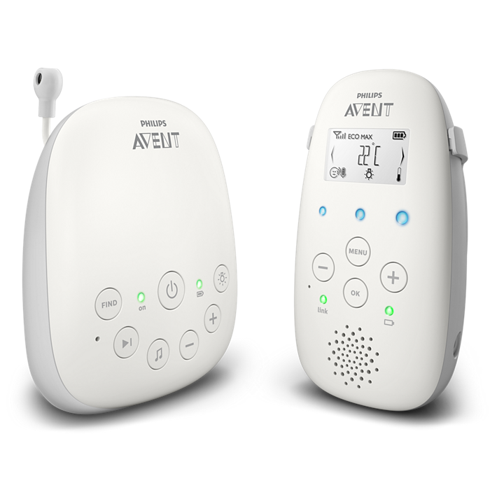 Philips Avent Advanced Babyalarm DECT SCD713/26 – sender og modtager
